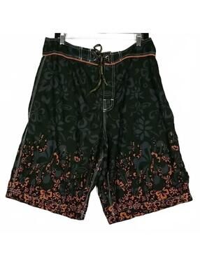 Verona Men's Board Shorts Swimwear Floral Pattern Size Extra Large